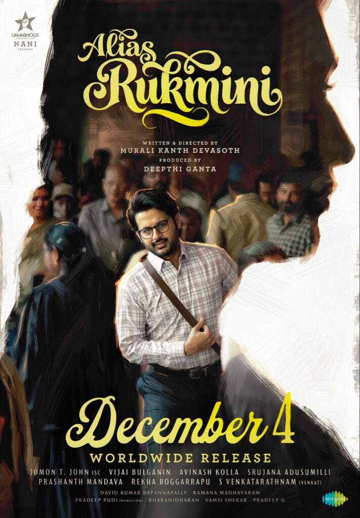 Nithiin’s Alias Rukmini to Release on December 4; Nani Unveils Release ...