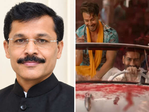 বিমল বিজ্ঞাপনের সাথে শাহরুখ খান — অজয় দেবগন এবং টাইগার শ্রফের অ্যাসোসিয়েশনের উপর তুকারাম মুন্ডে।