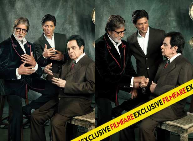 Exclusive Photoshoot Dilip Saab Big B And Srk Together Filmfare Exclusive Photoshoot Dilip Saab Big B And Srk Together Filmfare