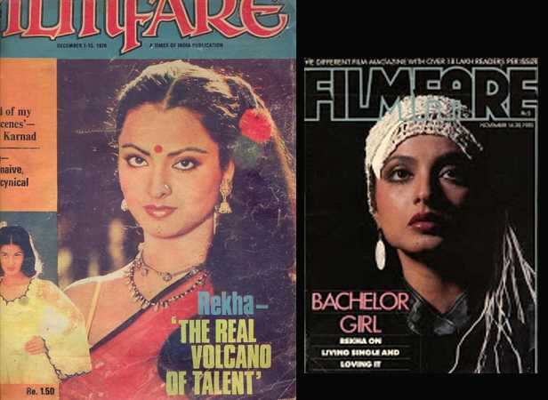 Birthday Special Rekhas Best Filmfare Covers