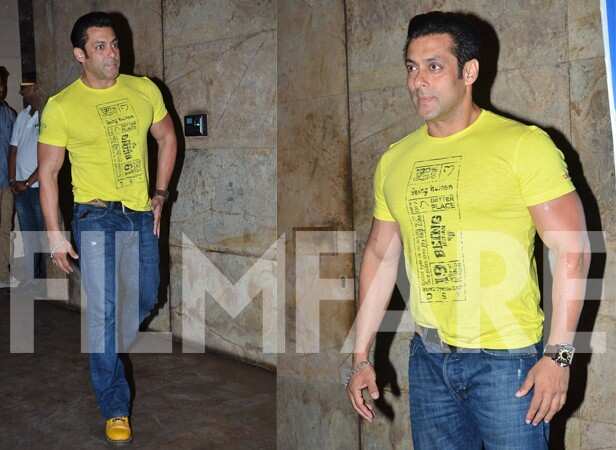 Salman, Govinda watch Yellow | Filmfare.com