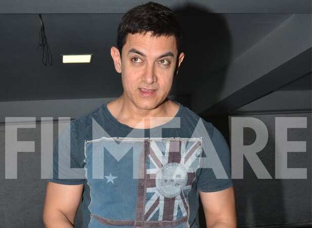 Aamir Khan celebrates his birthday with the media | Filmfare.com