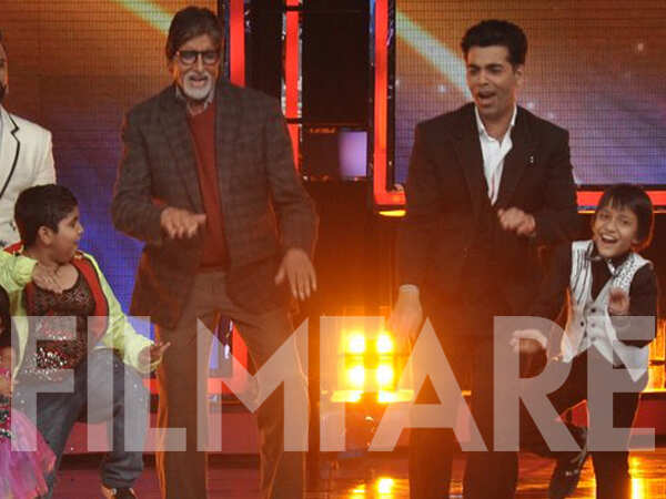 Big B & Karan Johar Shake A Leg | Filmfare.com