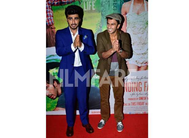 Big B, Ranveer At Finding Fanny Screening | Filmfare.com