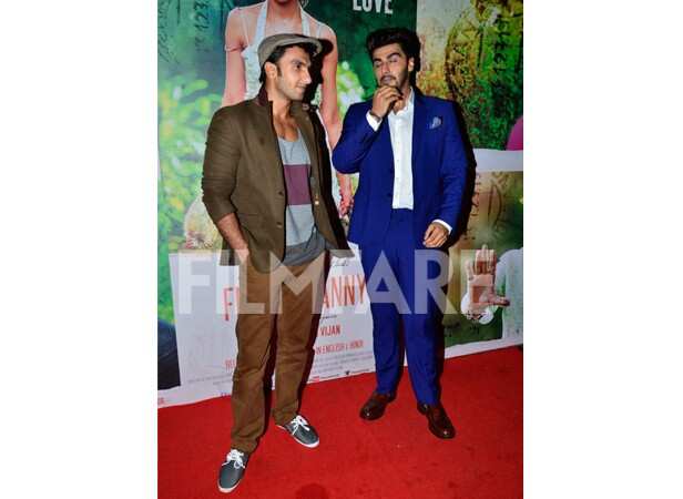 Big B, Ranveer At Finding Fanny Screening | Filmfare.com