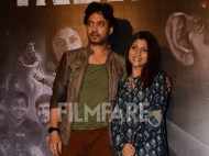 Konkona Sen Sharma, Irrfan Khan at Talwar trailer launch