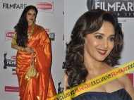 Rekha and Madhuri at the Britannia Filmfare Awards