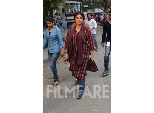 Big B And Vidya Balan Clicked In Kolkata | Filmfare.com