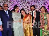 Sridevi and Boney Kapoor celebrate with Jaya Prada