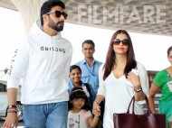 Aaradhya, Aishwarya Rai and Abhishek Bachchan make way to Dubai to ring in the New Years