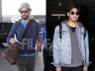 Farhan Akhtar and Ahan Shetty spotted at the airport