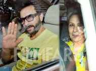 Saif Ali Khan, Sharmila Tagore and Ibrahim visit Kareena Kapoor Khan and Taimur Ali Khan