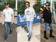 Sooraj Pancholi, Kartik Aaryan and Surveen Chawla spotted at the airport