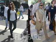 Sunny Leone and Jaya Bachchan clicked at the airport