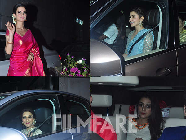 Kangana Ranaut, Anushka Sharma, Tabu and Sonali Bendre spotted in a ...