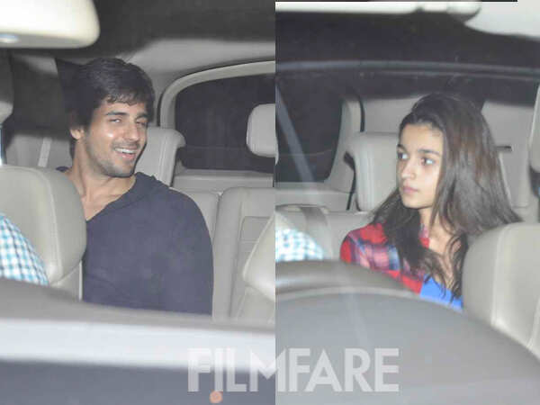 Sidharth Malhotra and Alia Bhatt clicked together | Filmfare.com