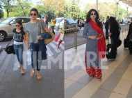 Raveena Tandon and Urmilla Matondkar clicked at the airport