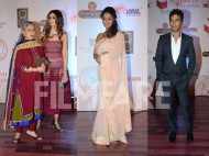 Jaya Bachchan, Shweta Bachchan Nanda and Gauri Khan celebrate with Vikram Phadnis