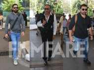 Farhan Akhtar, Jackie Shroff and Sunny Deol snapped at the airport