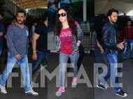 Salman Khan, Preity Zinta and Riteish Deshmukh's airport jaunt