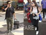 Pulkit Samrat and Yami Gautam clicked at the airport