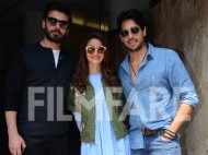 Alia Bhatt, Fawad Khan and Sidharth Malhotra kickstart Kapoor & Sons promotions
