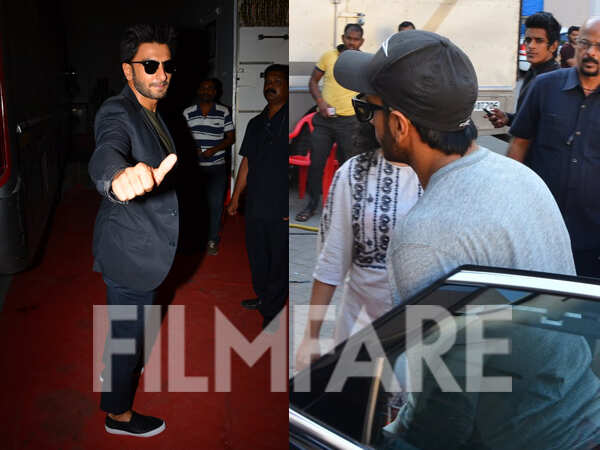 Ranveer Singh shoots for car commercial in Gujarat