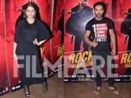 Huma Qureshi watches Rocky Handsome with John Abraham