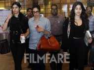 Sridevi, Jhanvi and Khushi Kapoor turn the airport into their personal runway