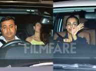 Kareena Kapoor Khan and Malaika Arora spotted outside Amrita Arora’s house in Mumbai