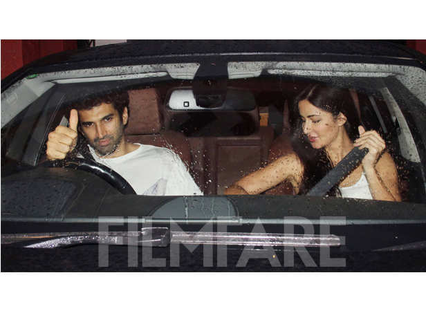 Katrina Kaif and Aditya Roy Kapur’s late night drive | Filmfare.com