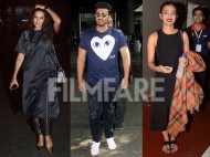 Neha Dupia, Arjun Kapoor, Radhika Apte and Sophie Choudry spotted at the airport