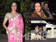 Amitabh Bachchan, Jaya Bachchan, Shatrughan Sinha, Poonam Sinha attend Hema Malini’s birthday party