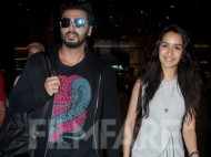 Arjun Kapoor and Shraddha Kapoor clicked at the airport