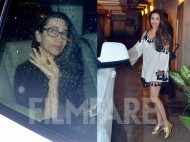 Karisma Kapoor, Malaika Arora Khan and Amrita Arora dine at Kareena Kapoor Khan's home