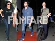 Preity Zinta, Kabir Khan and Gauhar Khan snapped at the airport