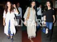 Neha Dhupia, Sophie Choudry and Kajal Aggarwal look stylish at the airport