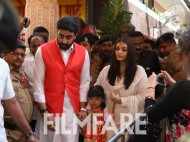 Abhishek Bachchan and Aishwarya Rai Bachchan visit Siddhivinayak temple on their 10th anniversary