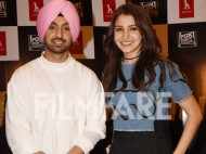 Diljit Dosanjh and Anushka Sharma snapped at a promotional event for Phillauri
