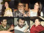 Amitabh Bachchan, Rekha, Ranbir Kapoor, Saif Ali Khan attend Randhir Kapoor's birthday party