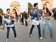 Varun Dhawan and Alia Bhatt entertain fans in the capital