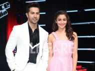 Varun Dhawan and Alia Bhatt  make an appearance at The Voice of India