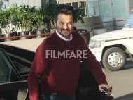 Anil Kapoor looks winter ready at the airport