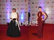 Sunny Leone and Neha Dhupia look oh-so-sexy at the 62nd Jio Filmfare Awards