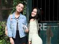 Amy Jackson and Elli Avram spotted about town