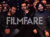 Ajay Devgn, Arjun Rampal and Randeep Hooda attend the Super Fight League opening ceremony
