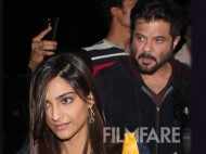 Anil Kapoor attends the screening of Kaabil with daughter Sonam Kapoor