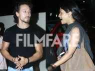 Tiger Shroff and Konkona Sen Sharma spotted at a suburban theatre