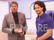 Tiger Shroff and Kapil Dev attend an event in the city