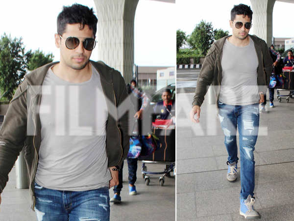 Just some photos of Sidharth Malhotra looking his casual best at the airport